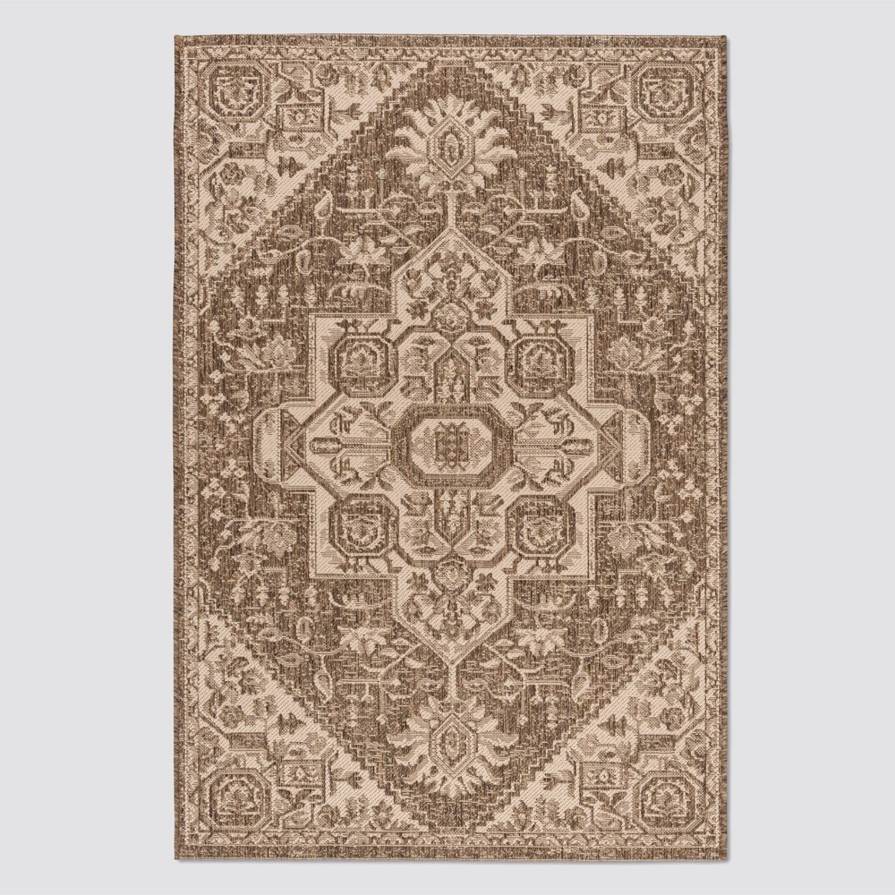 4'X6' Milda Outdoor Rug Cream/Beige - Safavieh