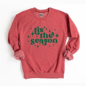 Simply Sage Market Women's Graphic Sweatshirt Whimsical Tis The Season - 1 of 4