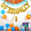 Blue Panda 61 Pieces The Big One Balloons for 1st Birthday Party, Ofishally 1 Decorations - 2 of 4