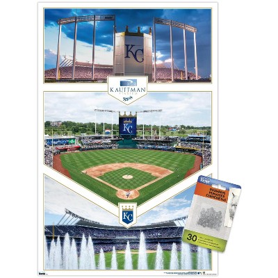 MLB Kansas City Royals - Kauffman Stadium 15 Wall Poster, 22.375 x 34 