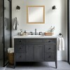 Amanti Art Lila Beveled Wood Framed Bathroom Vanity Wall Mirror - 4 of 4
