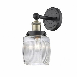 Innovations Lighting Colton 1 - Light Sconce in  Black Antique Brass - 1 of 1