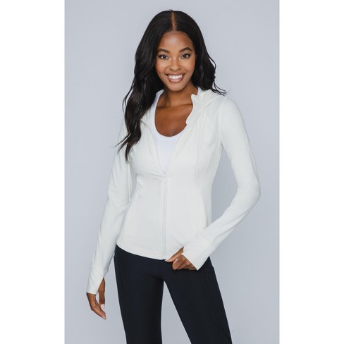 Yogalicious - Women's Slim Fit Hooded Track Jacket : Target