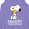 Girls' - Peanuts - Snoopy And Woodstock Graphic Sleeveless Aline Dress - 2 of 4