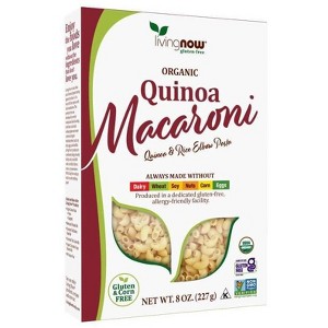 Living Now Organic Quinoa Macaroni by Now Foods  -  8 oz Box - 1 of 2