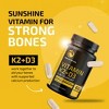 K2 + D3 Vitamin Capsules, Cardiovascular Health, Nobi Nutrition, 60ct - 2 of 4