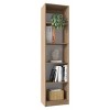 SEVOBAL Decorative Bookshelf Compact 5 Shelf Bookcase Slim Storage Organizer for Small Spaces, Brown, 11.77"*17.72"*71.1" - 3 of 4