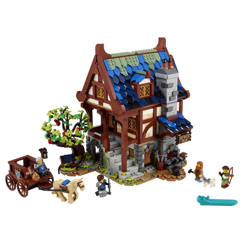 LEGO Ideas Medieval Blacksmith Building Set 21325, 3 of 9