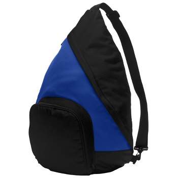 Stylish and Functional Port Authority Active Sling Gym Bag - Ideal for On-the-Go Durable Water-resistant materials