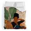 Domonique Brown Stay Home No. 1 Comforter Set - Deny Designs - 2 of 4