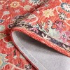 Blossom BLM470 Handmade Tufted Area Rug - Red/Ivory - 8' X 10' - Safavieh - 4 of 4
