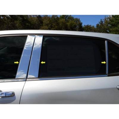 QAA is Compatible with 2018-2020 Chevrolet Equinox 6 Piece Stainless Pillar Post Trim PP58161