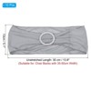 Unique Bargains Polyester Wedding Decoration Stretch Chair Sashes Bows 10 Pcs - 2 of 4