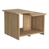 Wood Coffee Table with Open Shelf for Living Room, Home Office, or Lounge - 2 of 4