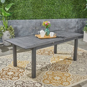 Maggift Patio End Tables, Stylish End Tables for Indoor and Outdoor Use, Ideal for Gardens, Backyard, With Special Design, Gray, 78.75"*35.5"*29.75" - 1 of 4