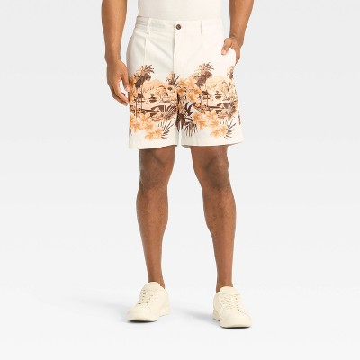 Houston White Men's 8" Chino Shorts - White