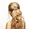 Unique Bargains Women's Trapezoid Splicing Ponytail Buckle Hair Clip 1 Pc - 2 of 4