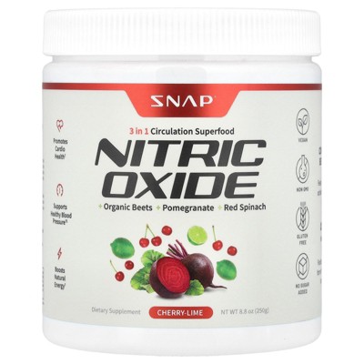 Snap Supplements Nitric Oxide, Cherry-Lime, 8.8 oz (250 g)
