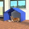 Waterproof Outdoor Dog House with UV Protection,Portable Pet Shade Canopy Shelter for Small And Medium Dogs And Cats–LAOTIES - 2 of 4