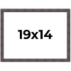 PosterPalooza | Slim Profile Brown Picture Frame - UV Acrylic, Backing Board, Hanging Hardware Included - 2 of 4