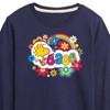 Boys' - Peanuts - Peace Floral & Colorful Woodstock Long Sleeve Graphic T-Shirt - 2 of 4