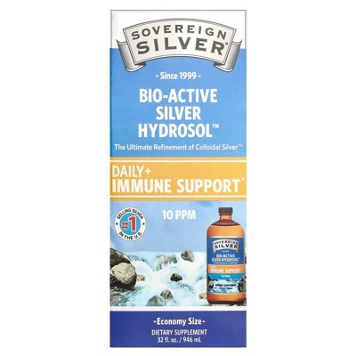 Sovereign Silver Bio-Active Silver Hydrosol™, 10 ppm, 32 fl oz (946 ml)