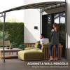 10' x 10' Outdoor Pergola Gazebo, Garden Sun Shade Shelter with Metal Frame for Porch, Patio, Deck - 4 of 4