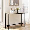 Syemin Console Tables Industrial Style Porch Table Narrow Console Sofa Table Couch Table Entryway Table Small Space Console, Brown, 41.3"*11.8"*28" - 3 of 4