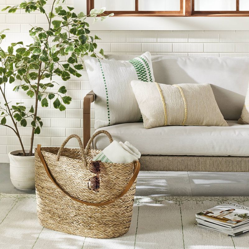 Natural Woven Summer Tote - Hearth &#38; Hand&#8482; with Magnolia, 3 of 5