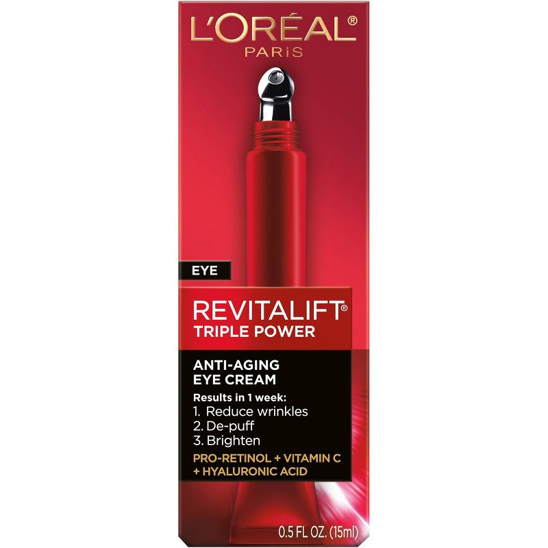 L&#39;Oreal Paris Revitalift Triple Power Eye Cream - 0.5 fl oz, 3 of 10