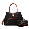 MKF Collection Edith Vegan Leather Women’s Tote Bag with Wallet by Mia K - 2 of 4