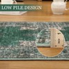 Area Rugs for Living Room Kitchen, Floral Vintage Soft Non Slip Machine Washable Distressed Vintage Rug Indoor Decor - 4 of 4