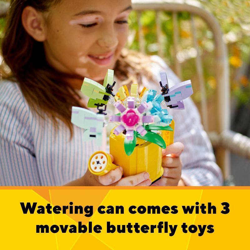 LEGO Creator 3 in 1 Flowers in Watering Can Building Toy 31149, 5 of 10