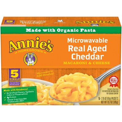 How to cook annies mac and cheese in the microwave Annie S Homegrown Microwavable Macaroni Cheese 5 Ct Target