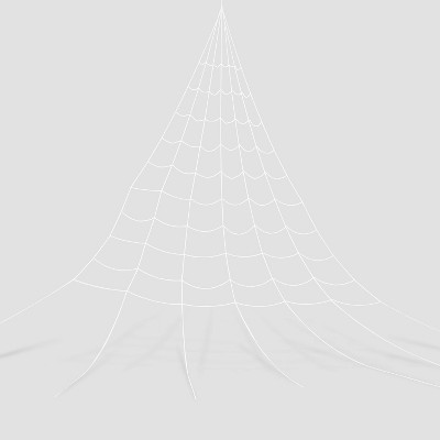 25' Mega Spiderweb White Halloween Decorative Prop - Hyde & EEK! Boutique™