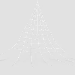 25' Mega Spiderweb White Halloween Decorative Prop - Hyde & EEK! Boutique™