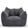 NicBex Cute Kitten-Ear Shaped Chenille Bean Bag Chair for Adults&Kids,High Resilience Foam Filled Lazy Sofa Chair,Oversized Sofa Beanbags - 2 of 4