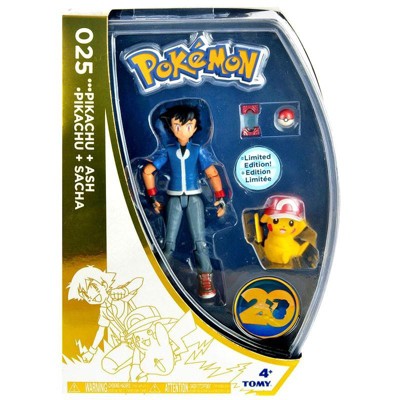 ash and pikachu figure