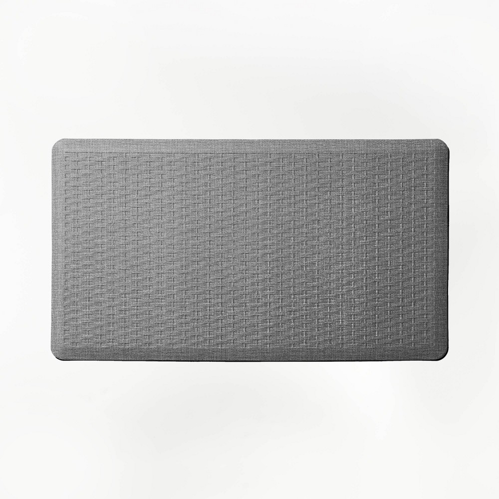 Photos - Doormat 20" x 36" Elite Thick Comfort Mat Elite Dark Gray - Figmint™