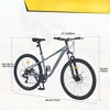 VisioGear Bicycles, 27.5 Inch Mountain Bike for Men Women Boys and Girls, 21-Speed Mountain Bike, Blue, 68.5"*27.1"*40.55" - 2 of 4