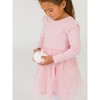 RuffleButts Toddler Girls Flutter Tulle Long Sleeve Twirl Dress - 4 of 4