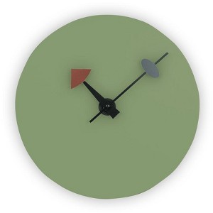 12" Manchester Modern Wall Clock - LeisureMod - 1 of 4