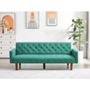 DOMETOUR Factory Tufted Back Sofa Mid-Century Convertible Sofa Bed for Living Room - 4 of 4