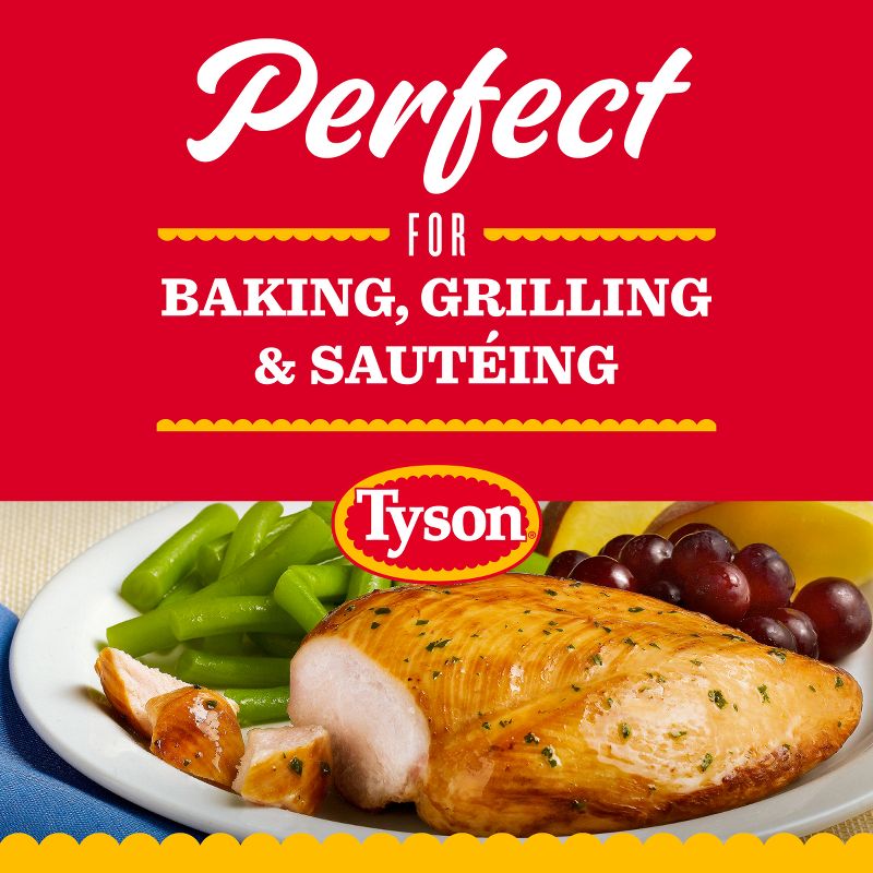 Tyson Trimmed &#38; Ready Boneless &#38; Skinless Chicken Breast - 1-2.11lbs - price per lb, 4 of 7