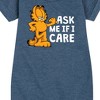 - Garfield - Ask Me If I Care Graphic Short Sleeve Fleece Dress - 2 of 4