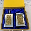 Chery Life Ambrose Exquisite 3 Piece Square Soap Dispenser and Toothbrush Holder with Tray, Gold - 2 of 4