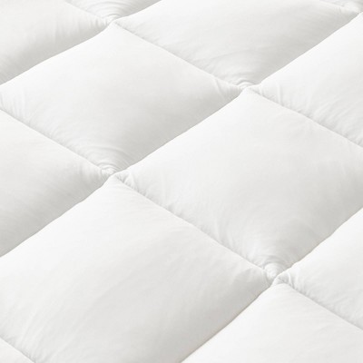 Queen Cooling Ultra Loft Down Alternative Mattress Pad Topper White - Isla  Jade