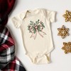 The Juniper Shop Holly Leaves Coquette Baby Bodysuit - 2 of 3
