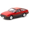 Toyota Sprinter Trueno (AE86) RHD Red and Black with Red Interior "J Collection" Series 1/64 Diecast Model by Tarmac Works - 2 of 3