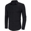 Mens Button Down Linen Shirts Casual Long Sleeve Dress Shirts Regular Fit Cotton Beach Yoga Shirts with Pocket - 2 of 4